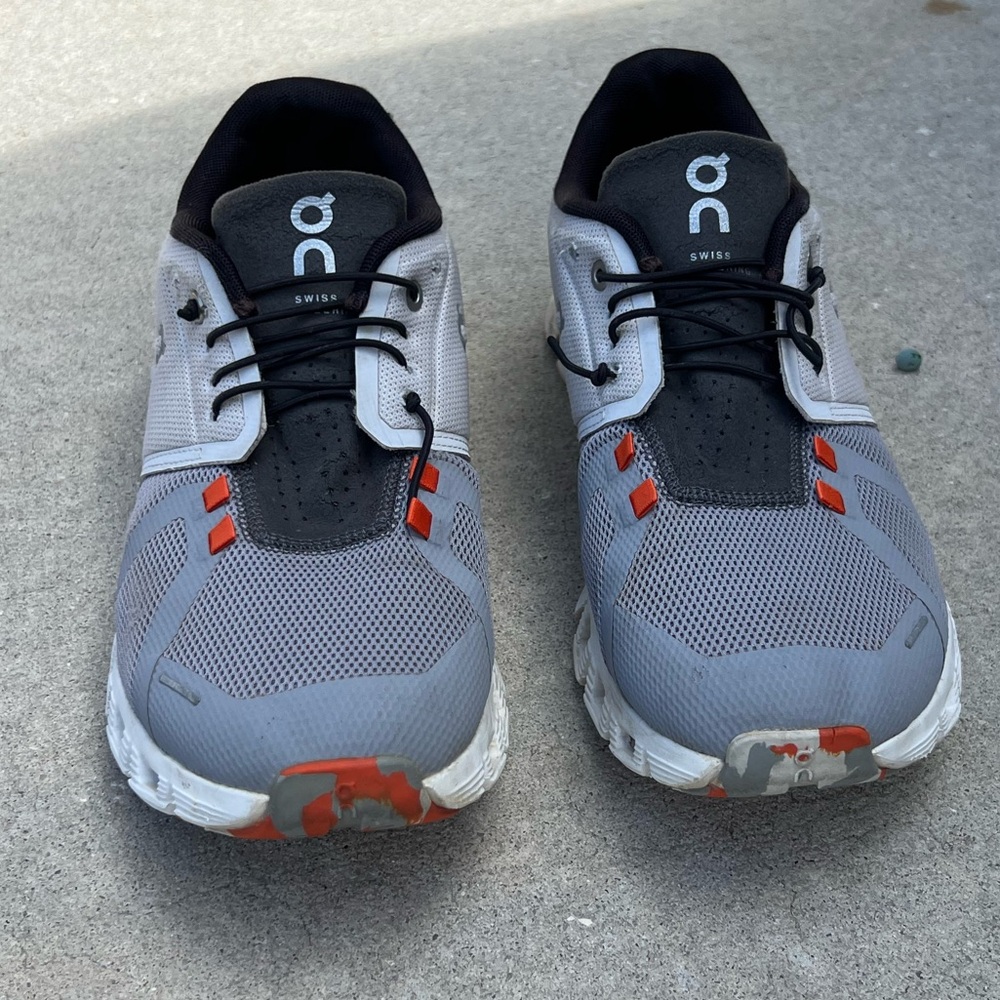Men’s On Cloud 5 Fuse in Frost and Alloy